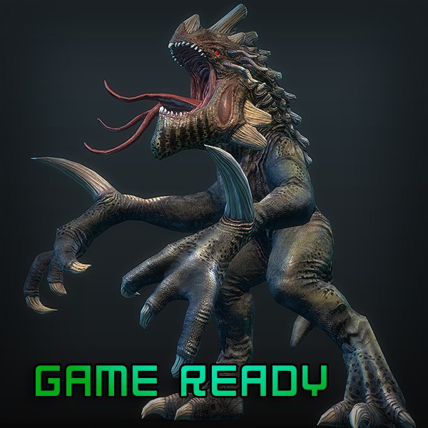 3d kaiju games model