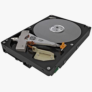 internal hard drive 3d obj