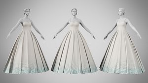 Dress 49 Crispy Ivory
