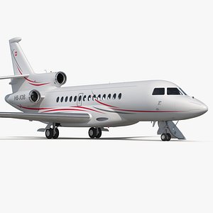 Dassault Falcon 7X 3D Model