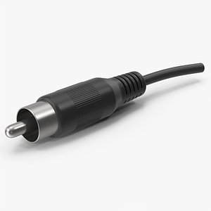 Audio Cable 3D model