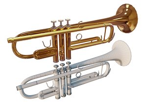3D trumpet model