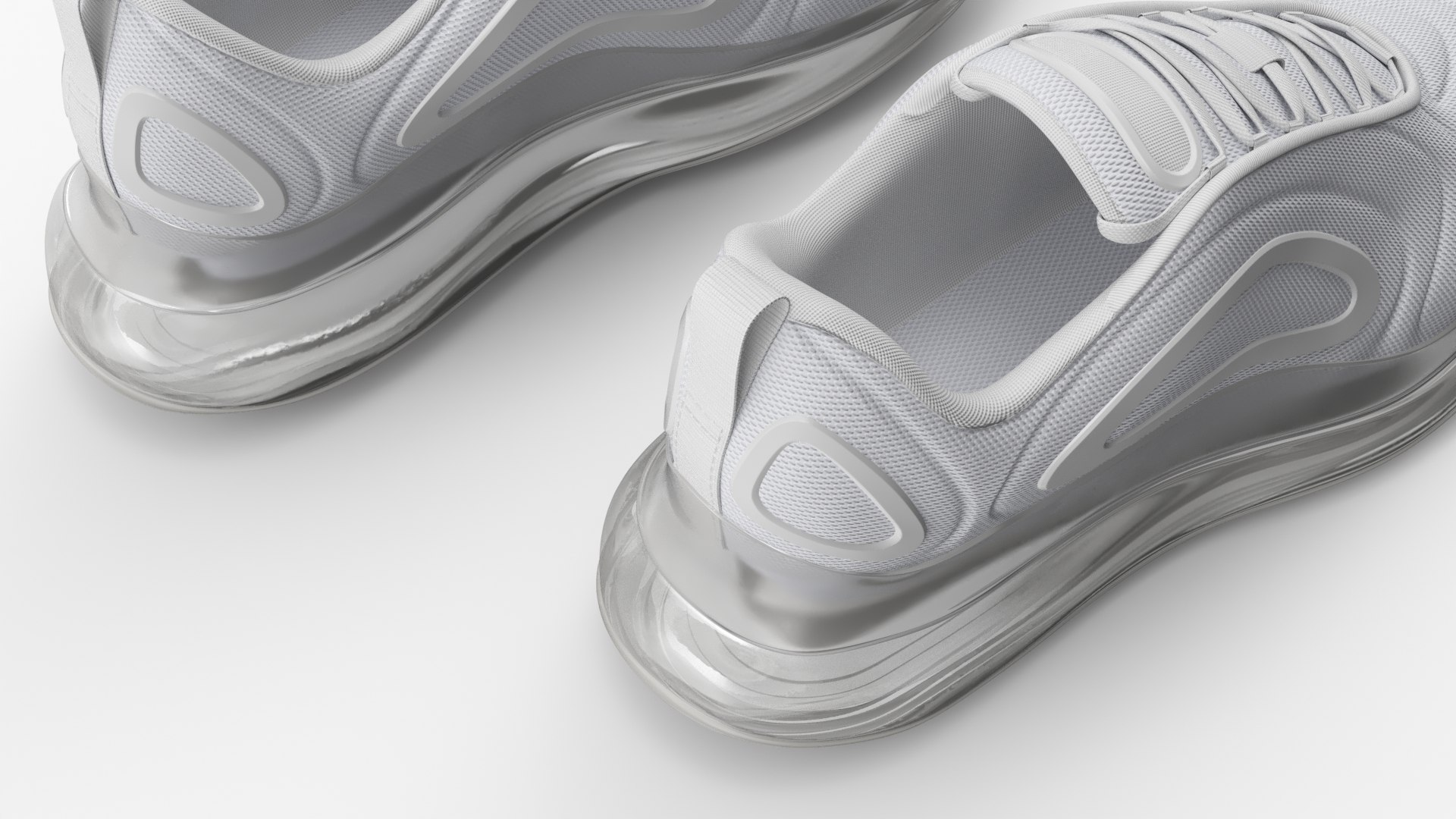 Sneakers Air Motion 720 White 3D Model - TurboSquid 2316297