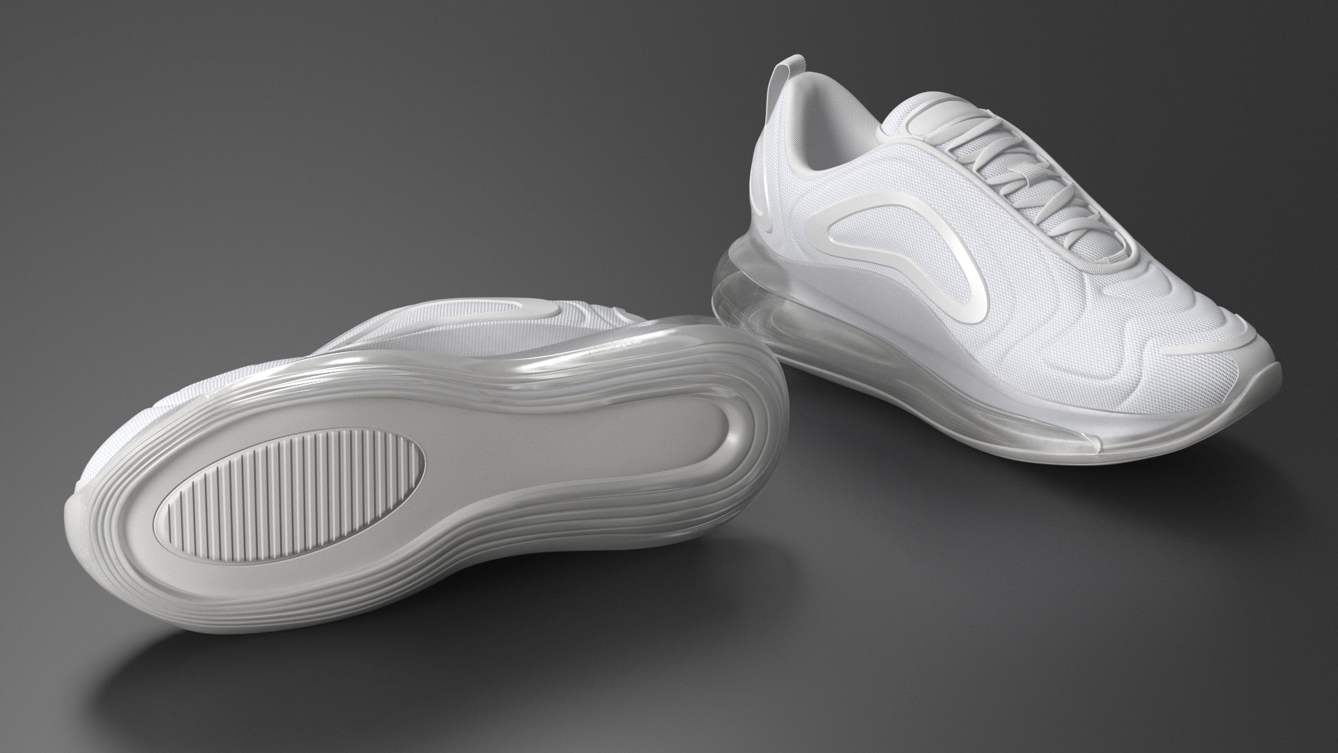 Sneakers Air Motion 720 White 3D Model - TurboSquid 2316297
