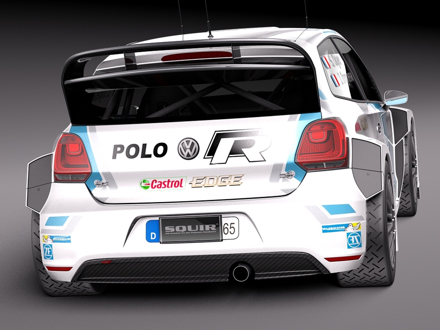 Volkswagen Polo Rally Car 3d 3ds
