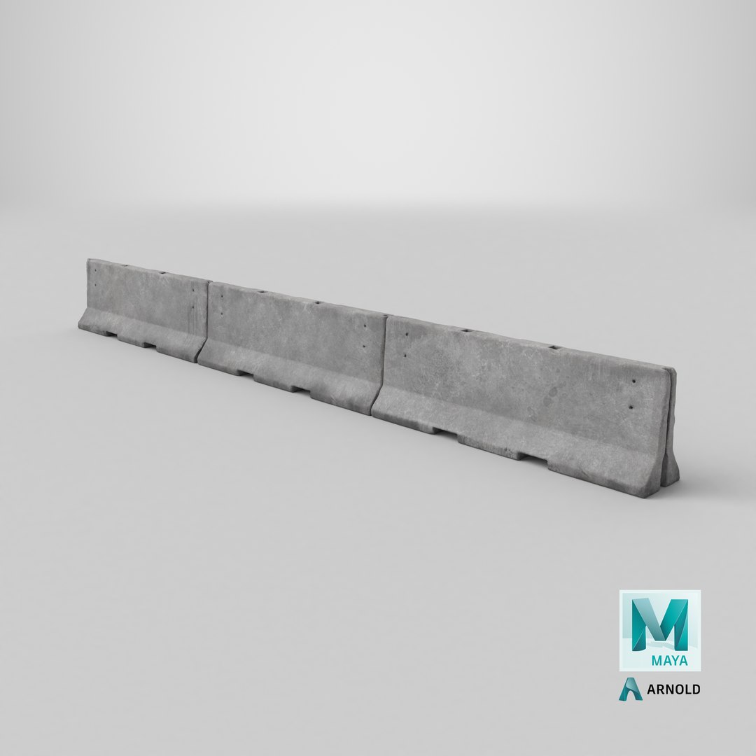 3D concrete barrier v1 https://p.turbosquid.com/ts-thumb/rq/AK1xzM/ZF/stemcell_maya_arnold_render/png/1712164309/1920x1080/fit_q87/b72088432fe5c403656fc2911486e2298053e54b/stemcell_maya_arnold_render.jpg