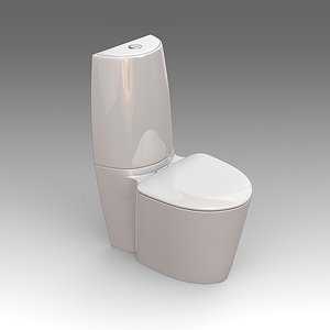 3d toilet wc model