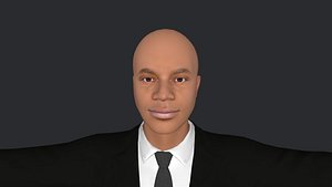 3D Alonzo Bodden  Hyper Realistic Full Body Fully Rigged 3D Character