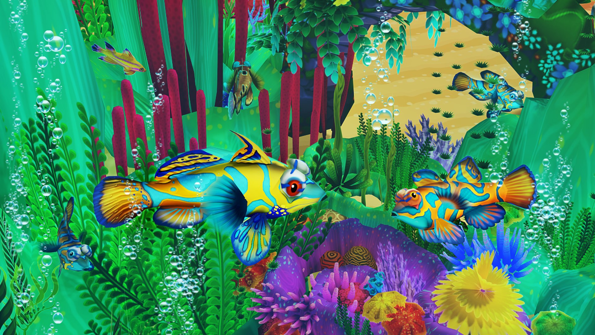 3d Model Of Pack Fishes