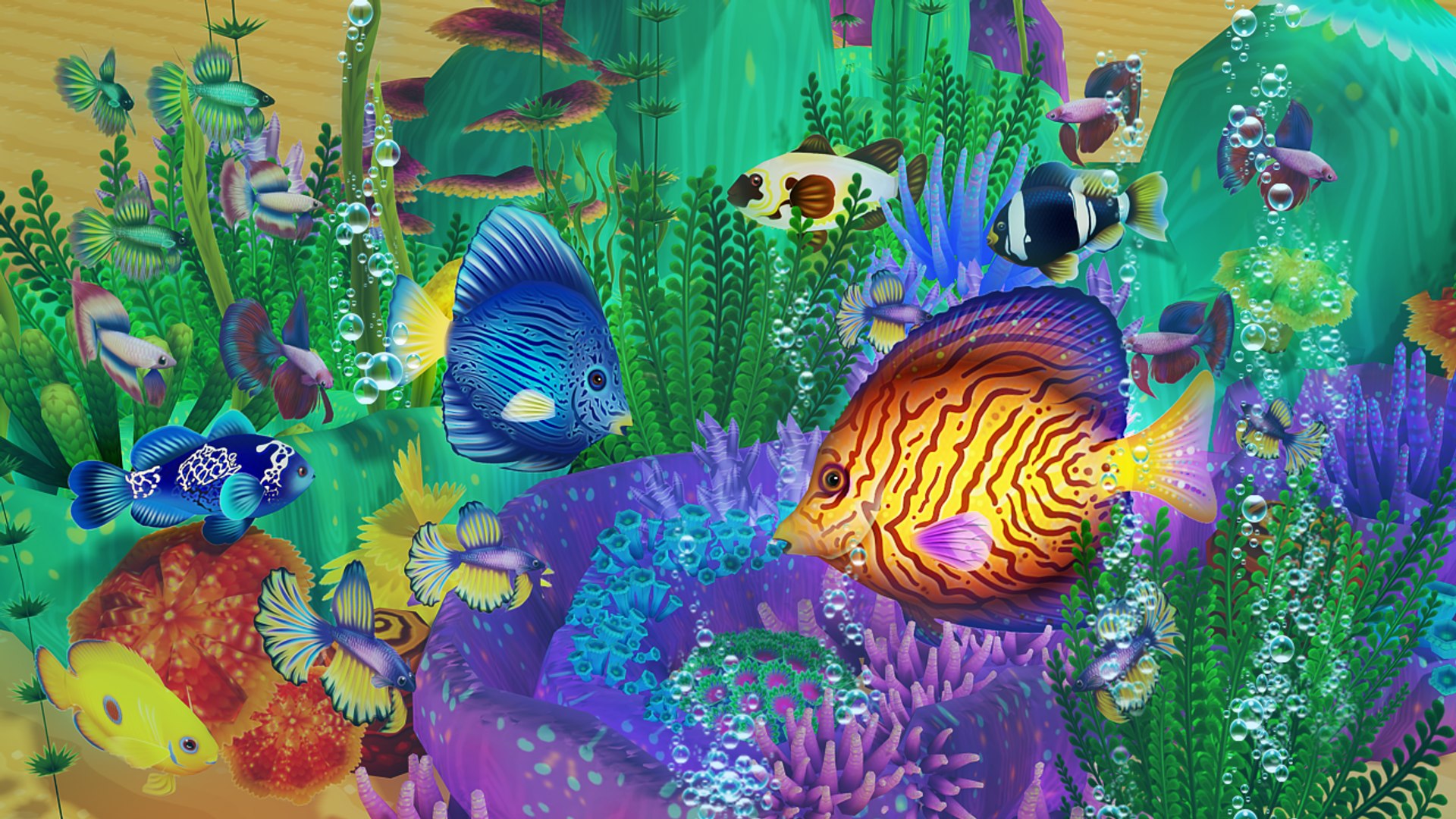 3d Model Of Pack Fishes