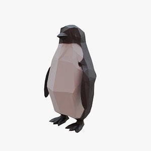 Penguin low poly