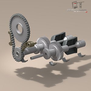 driveshaft gear and sprocket assembly