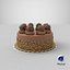 Ferrero Rocher Cake 3D model