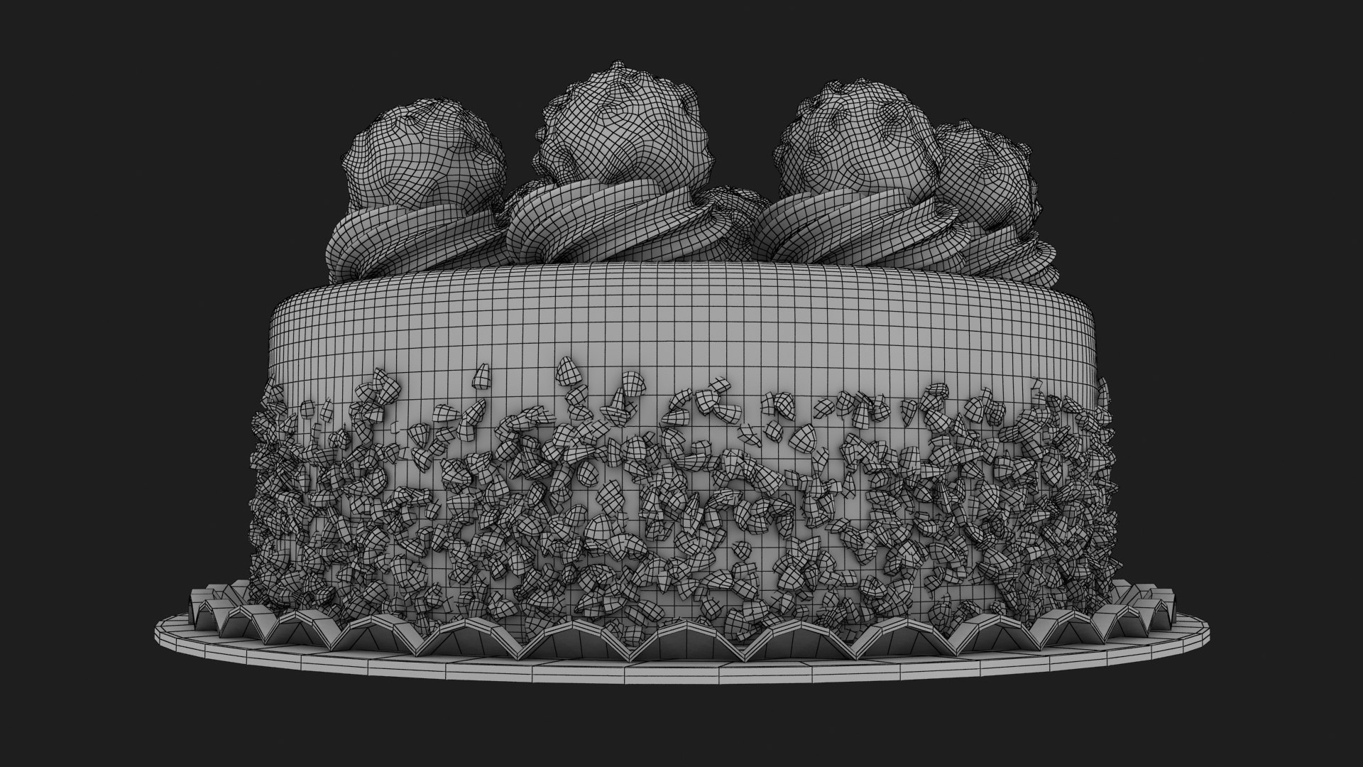 Ferrero Rocher Cake 3D model https://p.turbosquid.com/ts-thumb/rq/de4R8K/UK/ferochercakewhole_g0012/jpg/1676133660/1920x1080/fit_q87/626ea57588e94747f623c808e8e9a0d993871e2c/ferochercakewhole_g0012.jpg