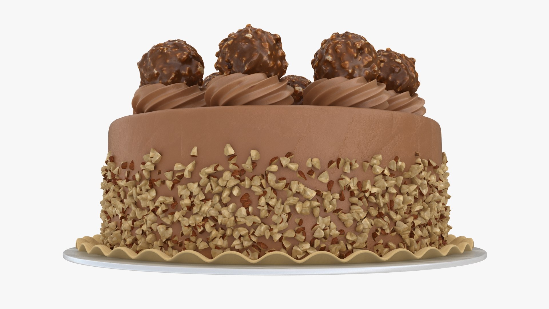 Ferrero Rocher Cake 3D model https://p.turbosquid.com/ts-thumb/rq/de4R8K/cm/ferochercakewhole_b0012/jpg/1676133652/1920x1080/fit_q87/f0cb6faf7b13a2b10c008f8c2746434b157c5d76/ferochercakewhole_b0012.jpg