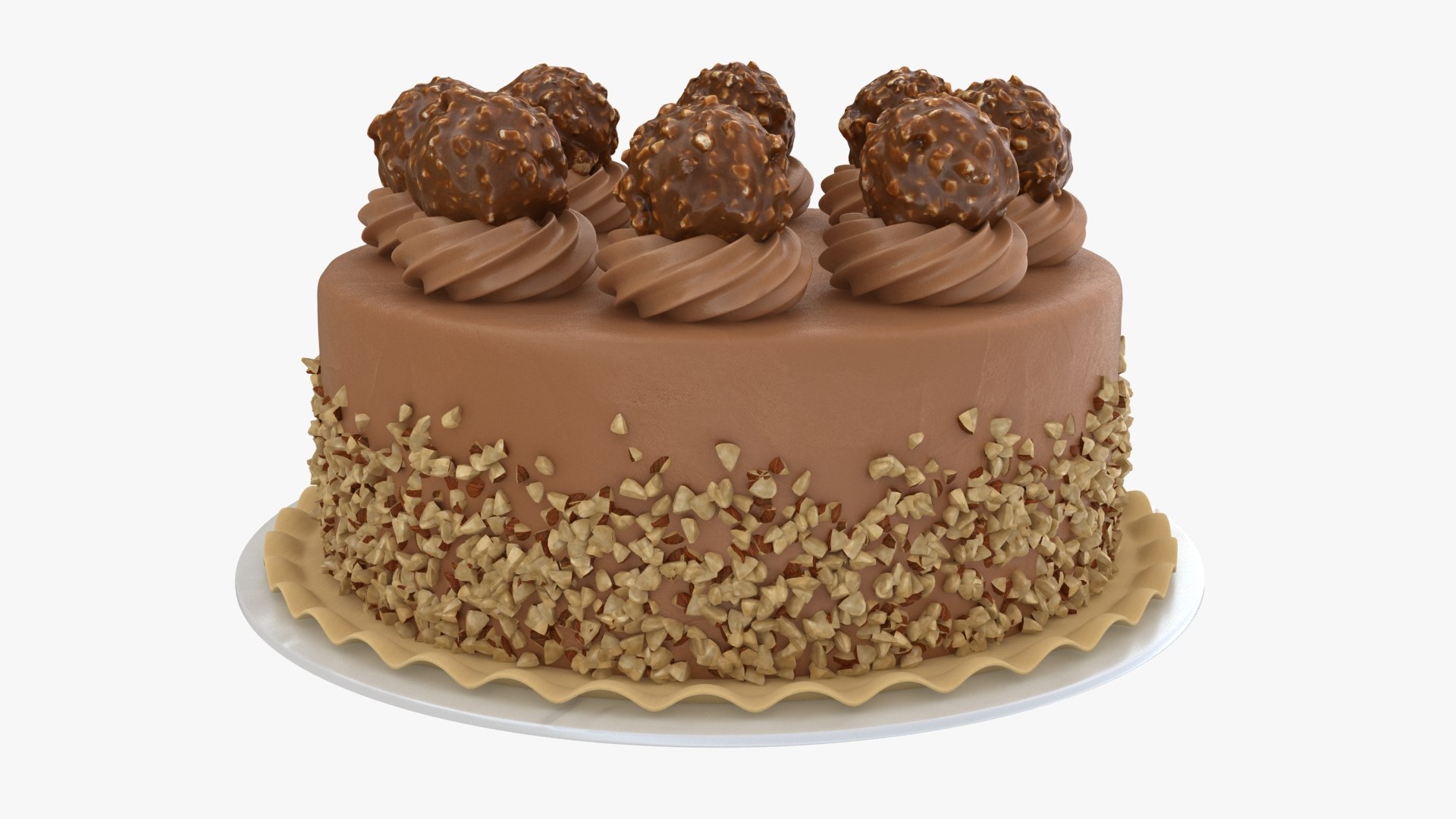 Ferrero Rocher Cake 3D model https://p.turbosquid.com/ts-thumb/rq/de4R8K/kf/ferochercakewhole_b0004/jpg/1676133649/1920x1080/fit_q87/f8ef6a49ef5073f328f39359abc171674a7ebe3c/ferochercakewhole_b0004.jpg