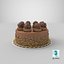 Ferrero Rocher Cake 3D model