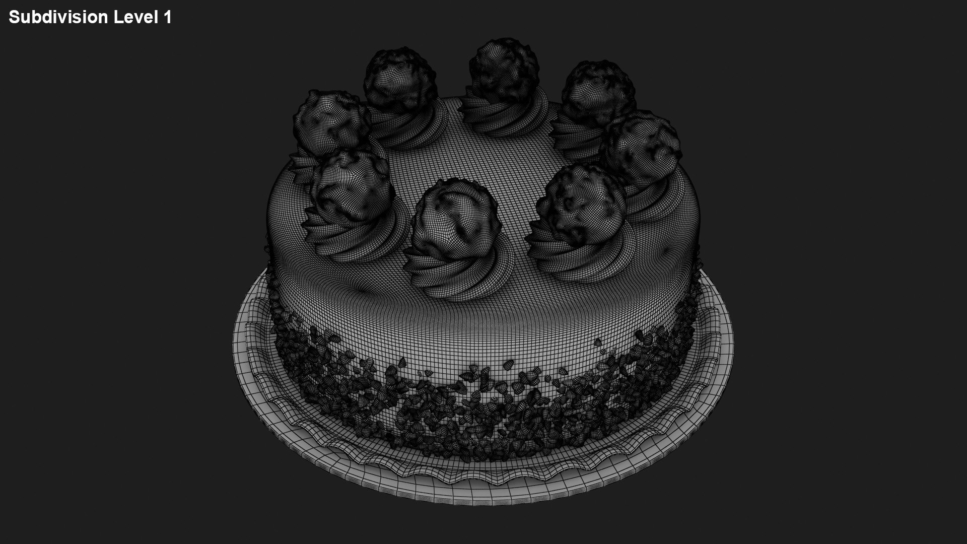 Ferrero Rocher Cake 3D model https://p.turbosquid.com/ts-thumb/rq/de4R8K/xl/ferochercakewhole_f0002/jpg/1676133658/1920x1080/fit_q87/6e4e13a6813beba0a64d8e1a0dcd35eaada8cb79/ferochercakewhole_f0002.jpg
