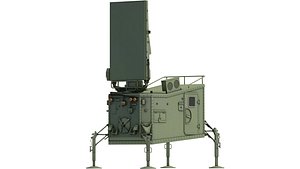 3D MAMBA  Mobile Artillery Monitoring BAttlefield Radar model
