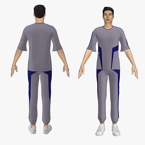 Hospital Cloth Marvelous Designer or Clo3D ZPRJ