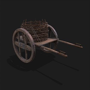 3D model Cart with basket