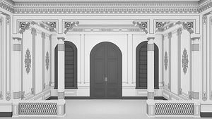 scene palace room 3D model