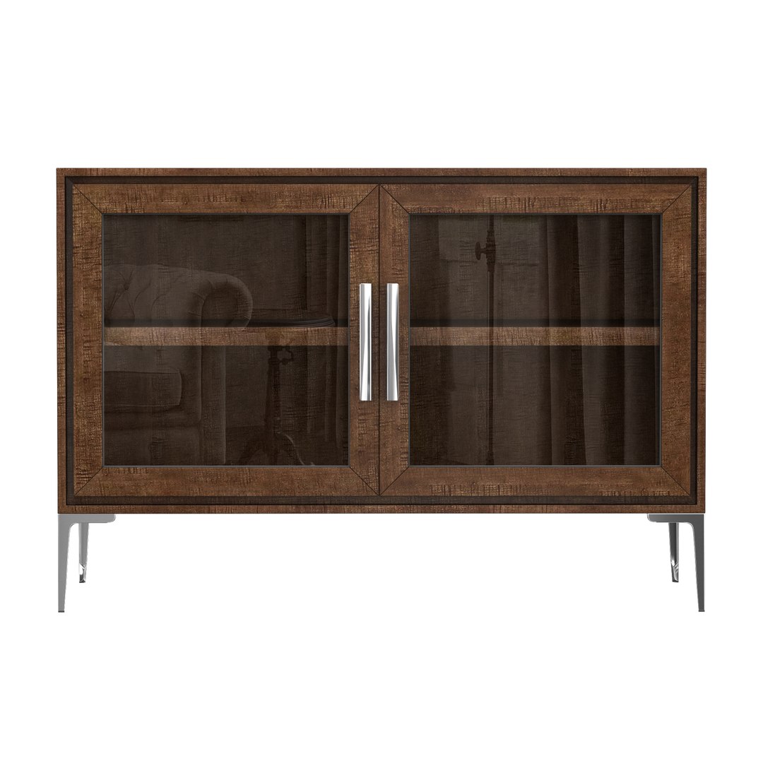 3D BENOIT GLASS 4-DOOR SIDEBOARD - TurboSquid 1909218