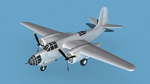 Douglas A-20A Havoc V00 3D