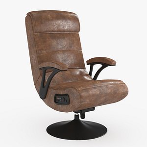 pedestal gaming chair rocker 3D