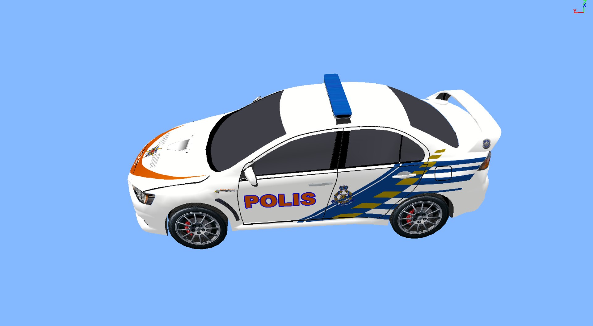 Royal Malaysian Police Mitsubishi 3ds