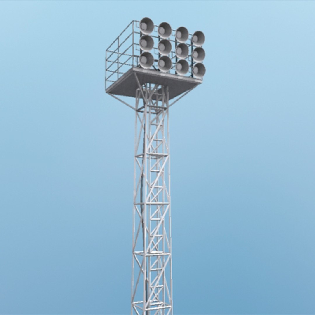 Field Lighting 3d Model