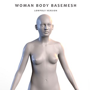 Woman body basemesh