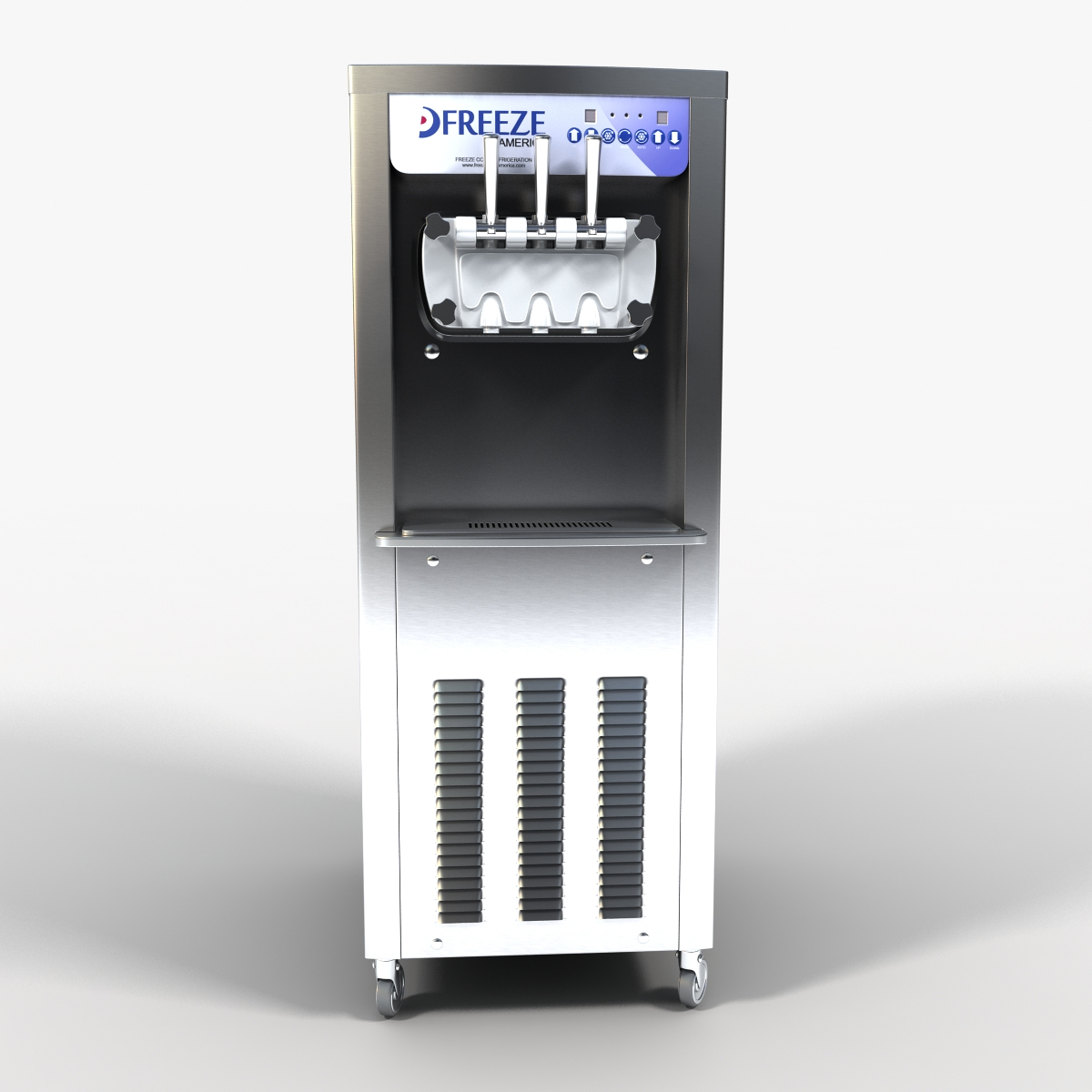 3d frozen yogurt machine