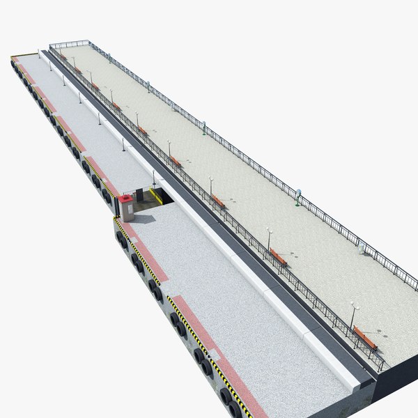 교각 3D 모델 - TurboSquid 835815