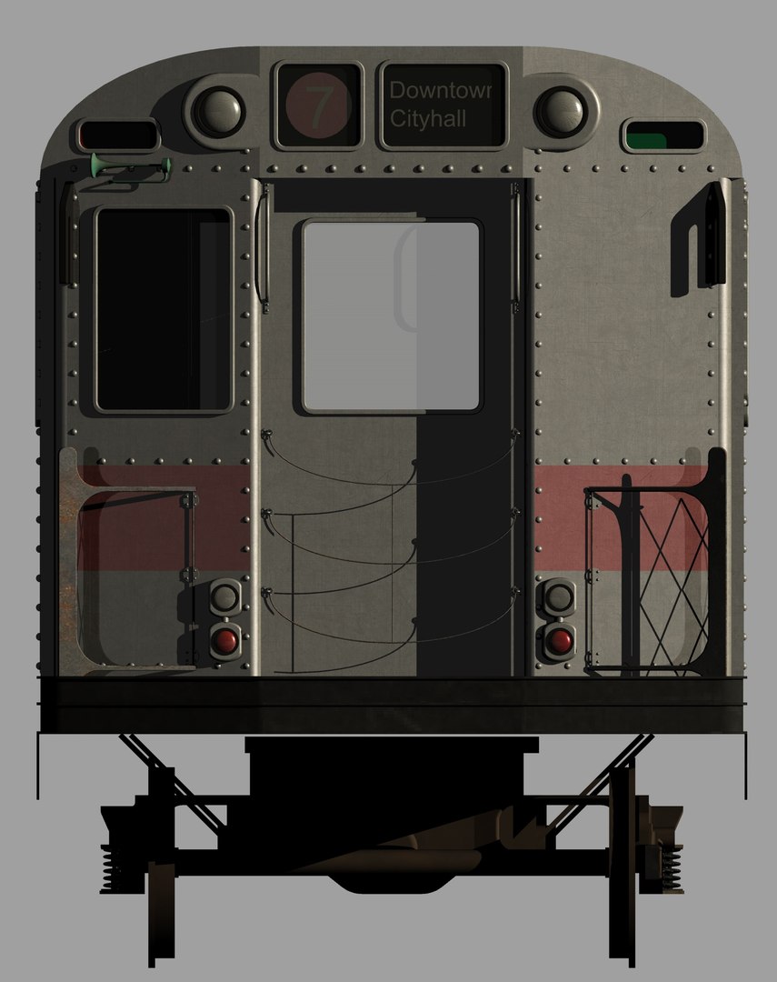 3D Redbird Subway Car - Model - TurboSquid 1390658