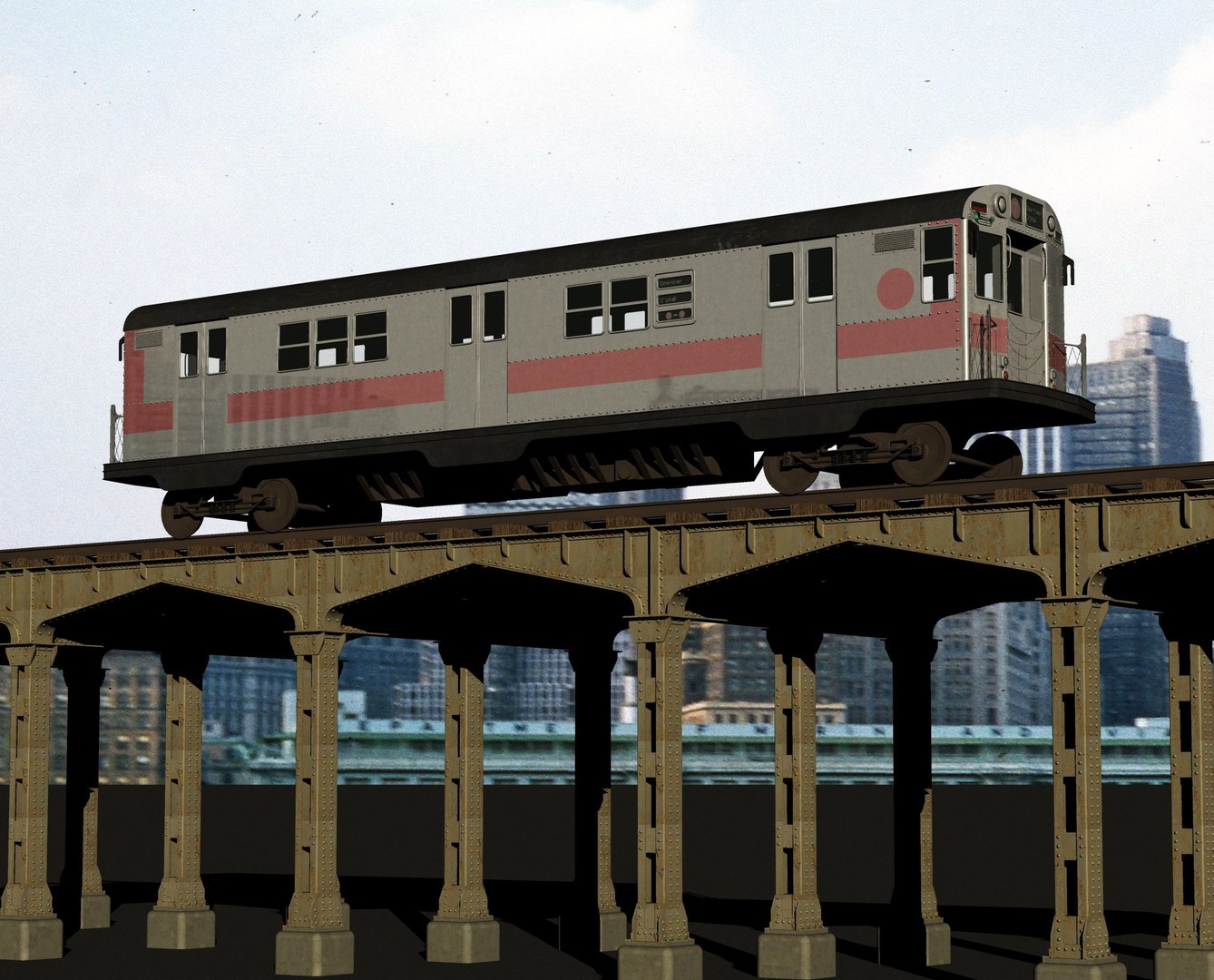 3D Redbird Subway Car - Model - TurboSquid 1390658