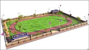 soccer field 3D