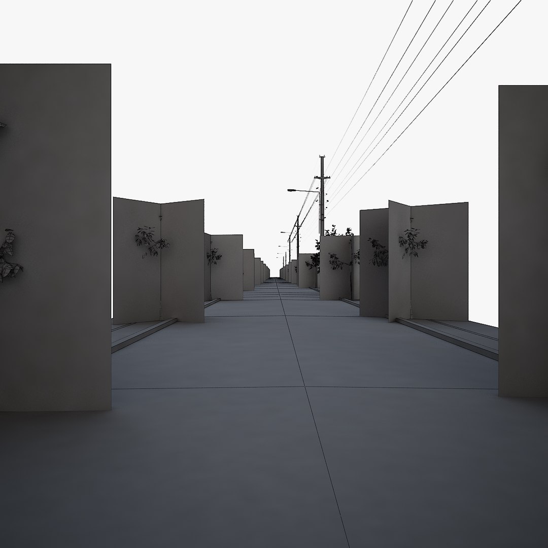 street 2 3d model