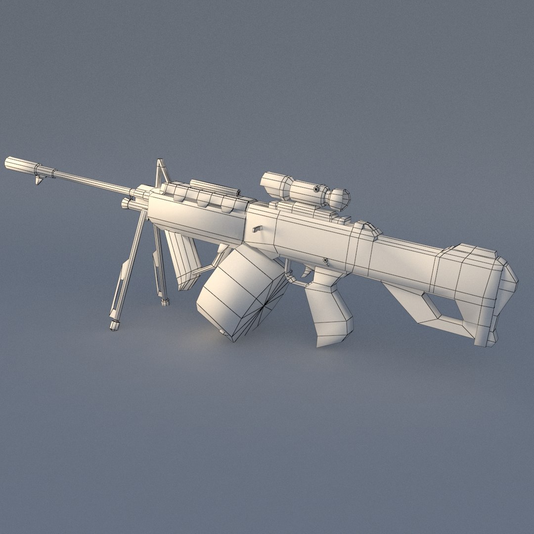Gun model - TurboSquid 1426027