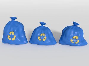 3d model of street bin