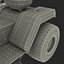 Lawn Tractor Rigged 3D Model