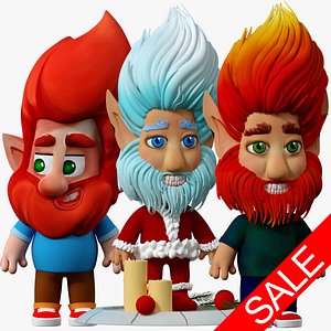 Man Dwarf Elf Orc Gnome Collection