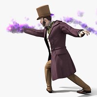 Victorian Gent Wizzard - MOCAP Rig and Motion Capture Data