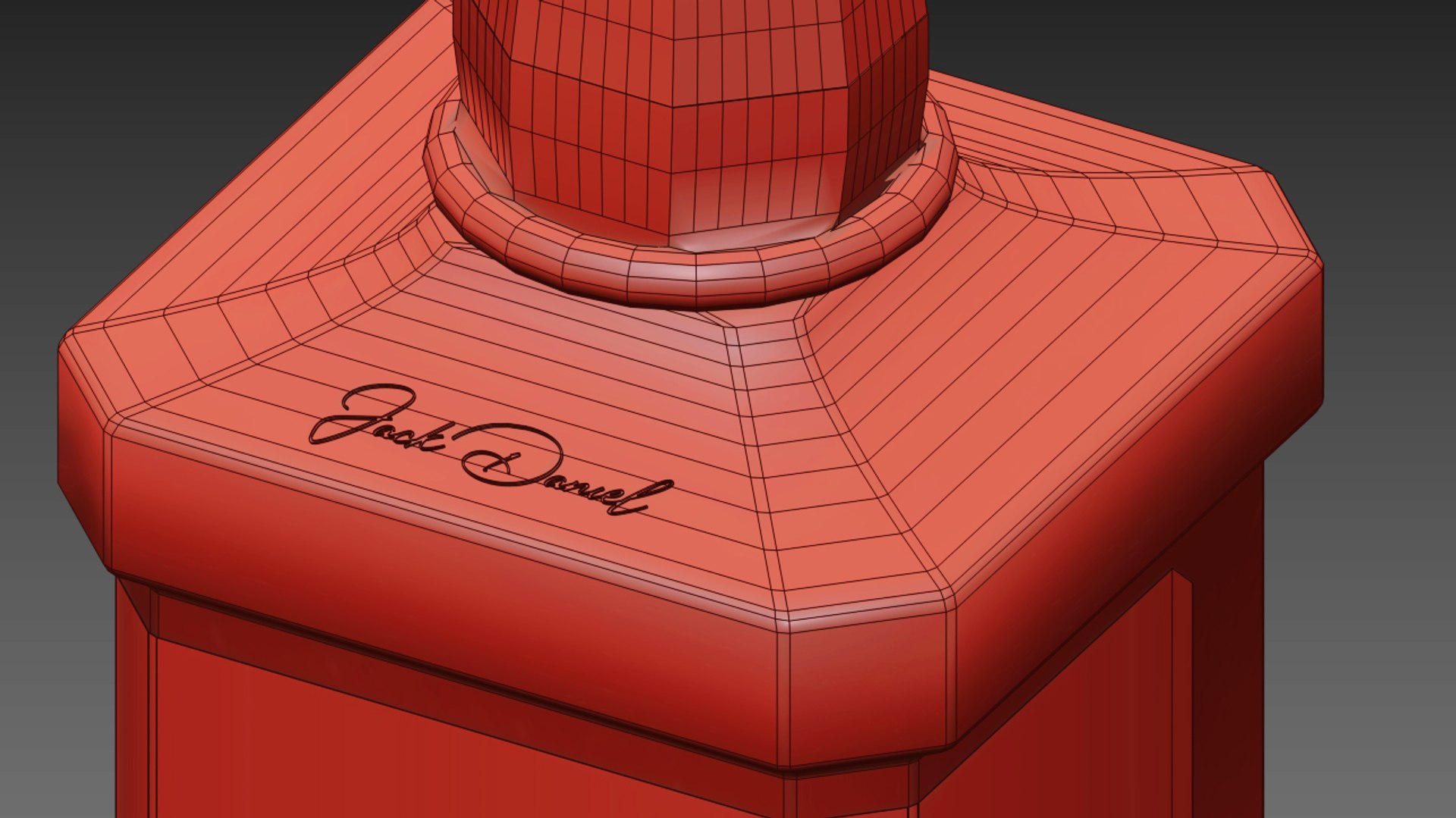 3D Model Jack Daniels Bottle - TurboSquid 1568249