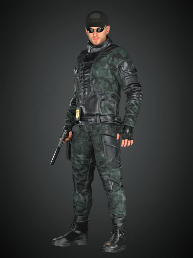 Realistic Rigged Soldier Man Character 3D Model Model - TurboSquid 2148814