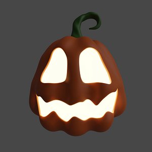 Cute and Funny Halloween Jack-o-Lantern Pumpkin
