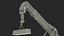 Reach Stacker Nielsen NCN 180TH lädt Betonbarrieren, ausgerüstet für Maya