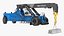 Reach Stacker Nielsen NCN 180TH lädt Betonbarrieren, ausgerüstet für Maya