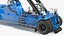 Reach Stacker Nielsen NCN 180TH lädt Betonbarrieren, ausgerüstet für Maya