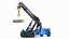 Reach Stacker Nielsen NCN 180TH lädt Betonbarrieren, ausgerüstet für Maya